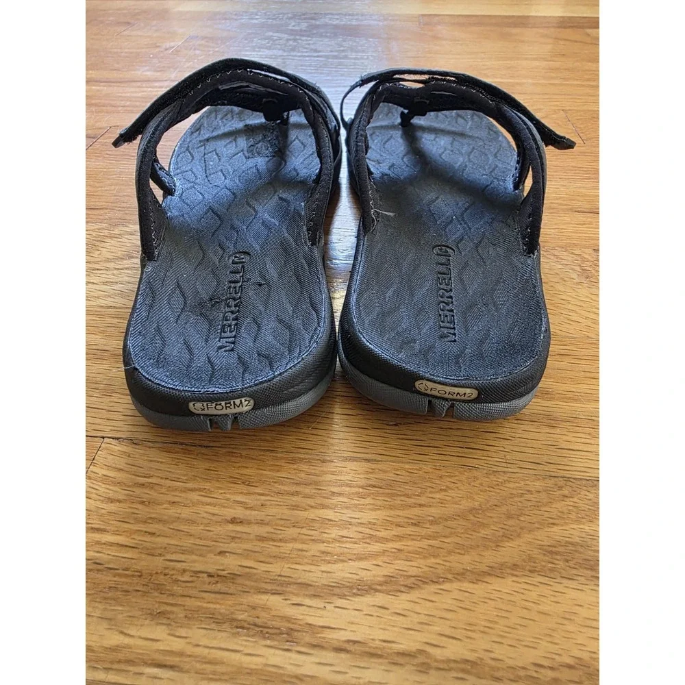 Merrell Shoes Womens 6 Foam 2 Slides Black Select Grip Hiking Walking